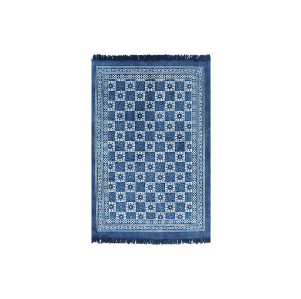 Decorative Carpet Multiple Colors B Blue  160 x 230