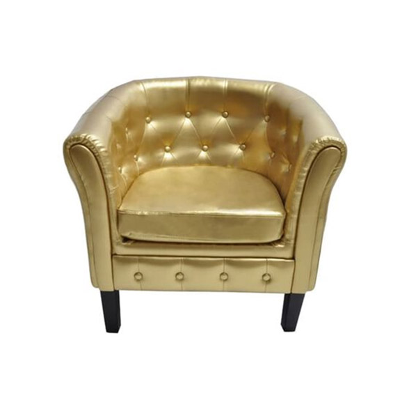 Gold armchair